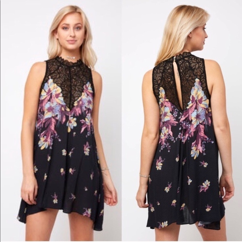 Intimately Free People Marsha Lace Floral Dress